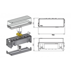 Gniazdo przekaźnika mini 7-POLOWE MTA 0100705